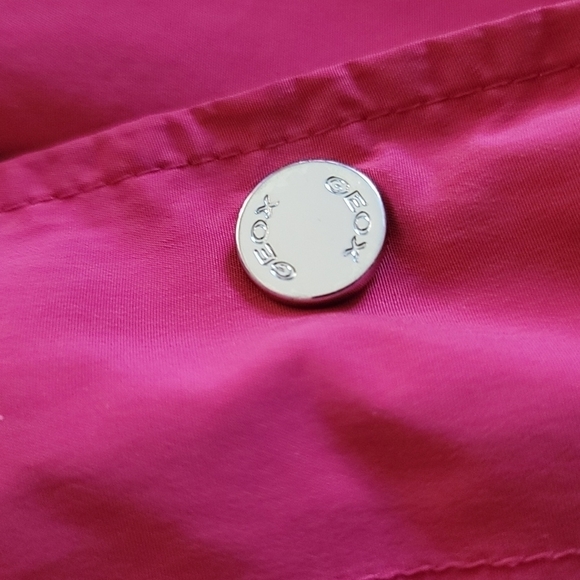 Geox Respira Hooded Thermal Jacket in Pink Rose Size Small - Picture 14 of 17